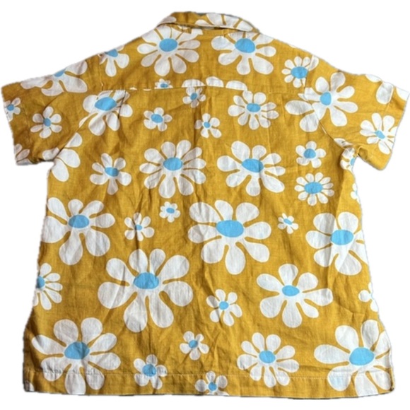 🎯Rare NWOT Big Bud Press "XL Lazy Daisy" Button Up Shirt Top Size Petite Unisex - Picture 6 of 12